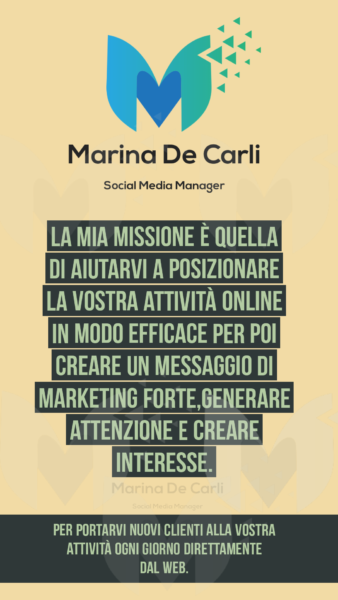 Marina de Carli social media manager